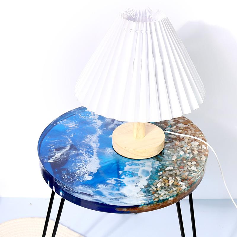 Large River Table Silicone Mold Irregular Round Rectangle Epoxy Resin Mirror Mould for Home Party Decor