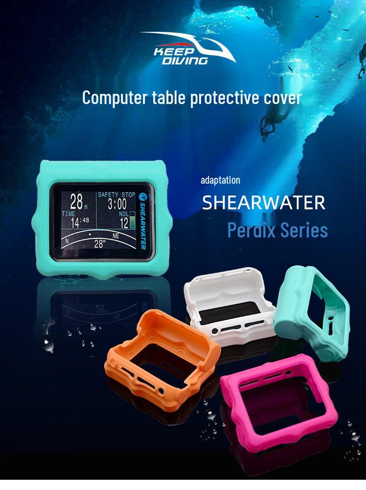 Защитный чехол для дайв-компьютера Shearwater Perdix - Пыле- и ударопрочный чехол, Нейтральный, без логотипа