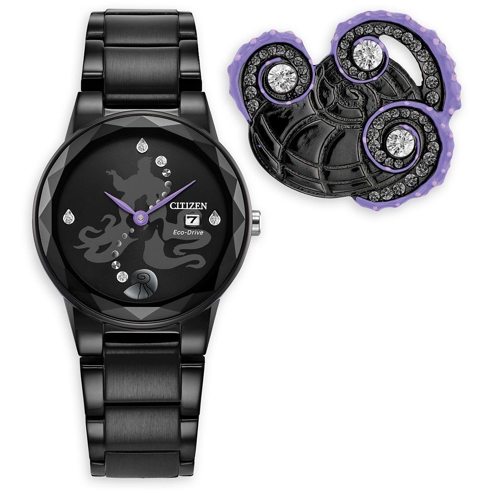 Citizen Ursula Watch With Pin Set For Women By Citizen   The Little Mermaid