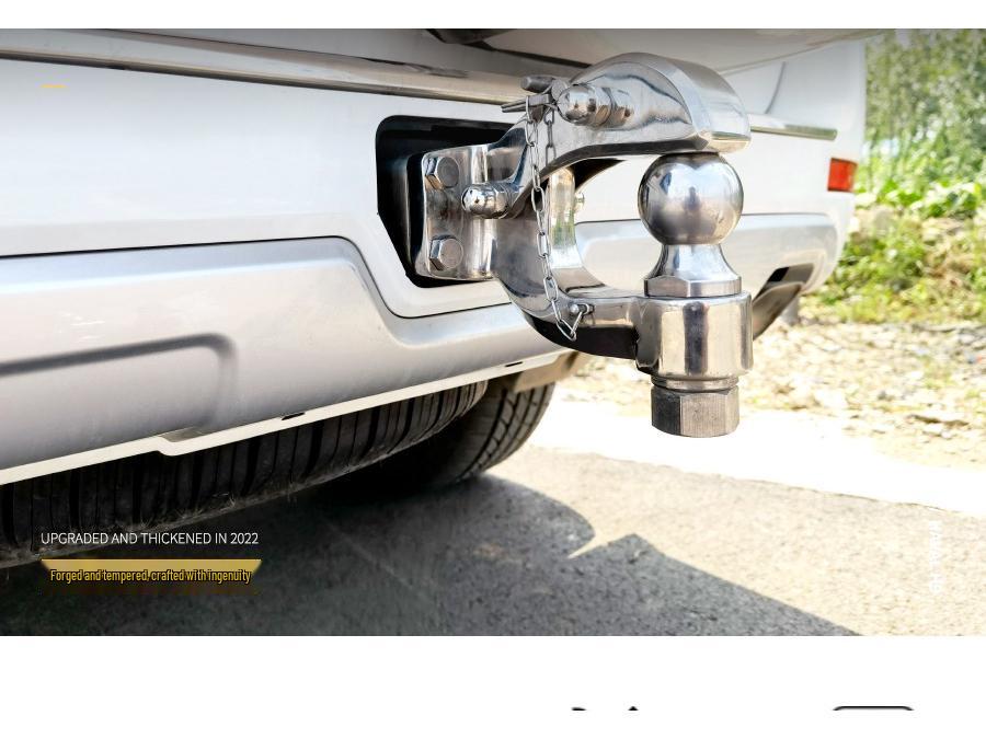 Tank 500 Trailer Hitch for 2022 Model - Stainless Steel Rogue Hook Off-Road Bar