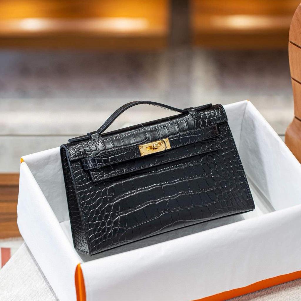 Женская мини-сумка Kelly из натуральной кожи 2023 г.: Модная сумка через плечо с модным узором «пальмы»