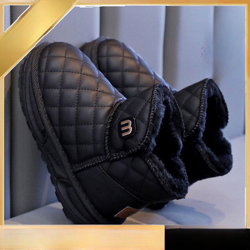 Детские зимние ботинки для девочек и мальчиков, детская зимняя обувь, детские уличные теплые плюшевые ботинки, ветрозащитные водонепроницаемые детские ботинки с хлопковой подкладкой