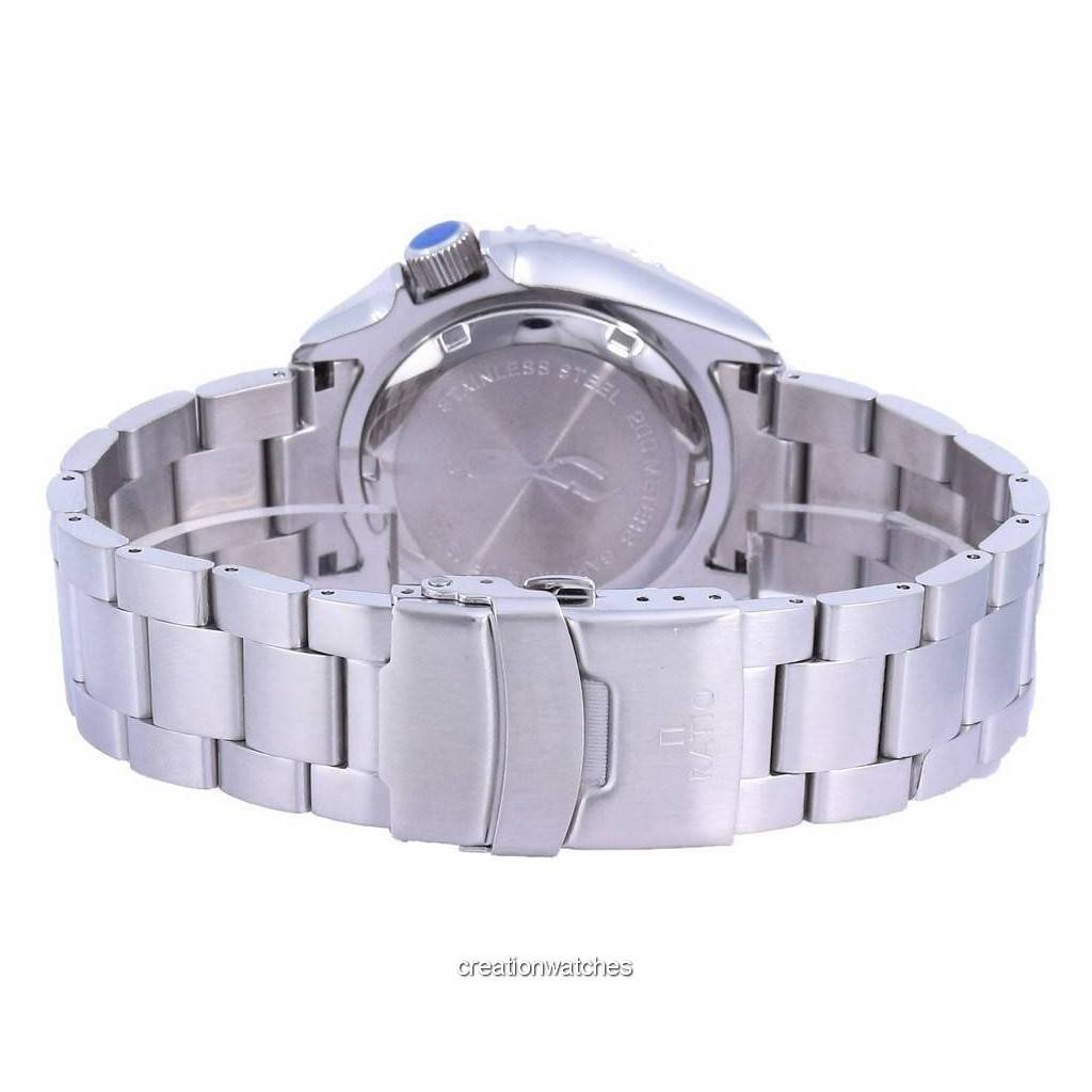 RATIO FreeDiver Автоматические мужские часы из нержавеющей стали с сапфировым стеклом и зеленым циферблатом RTA105 200M