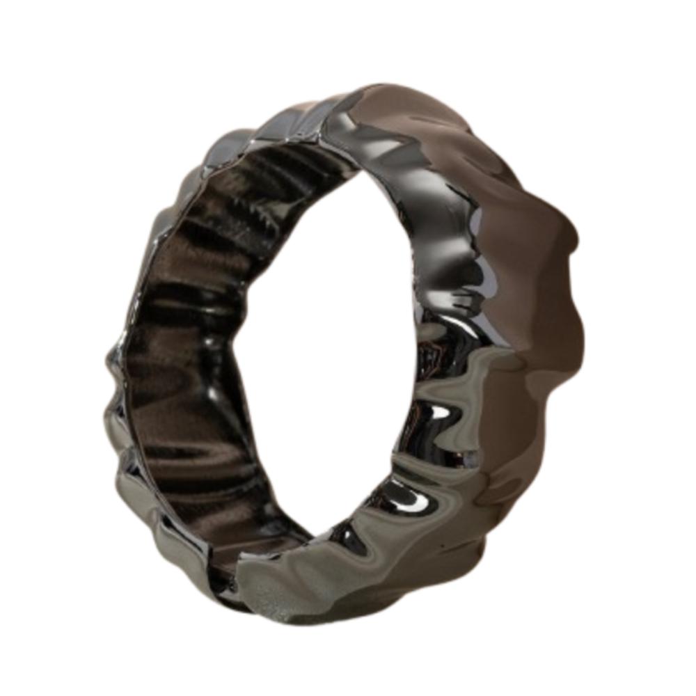 Открытые широкие массивные браслеты на руку, кольцо, преувеличенные браслеты, нерегулярные оборки, браслет для женщин и мужчин