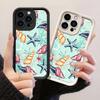 JT188 Красочные ракушки для iPhone 17 16 15 14 Pro Max Samsung S26 S25 Ultra A17 A16 A07 A56 A15 A06 Xiaomi 15T Redmi 15c 14C Note 13 Мягкий чехол из ТПУ