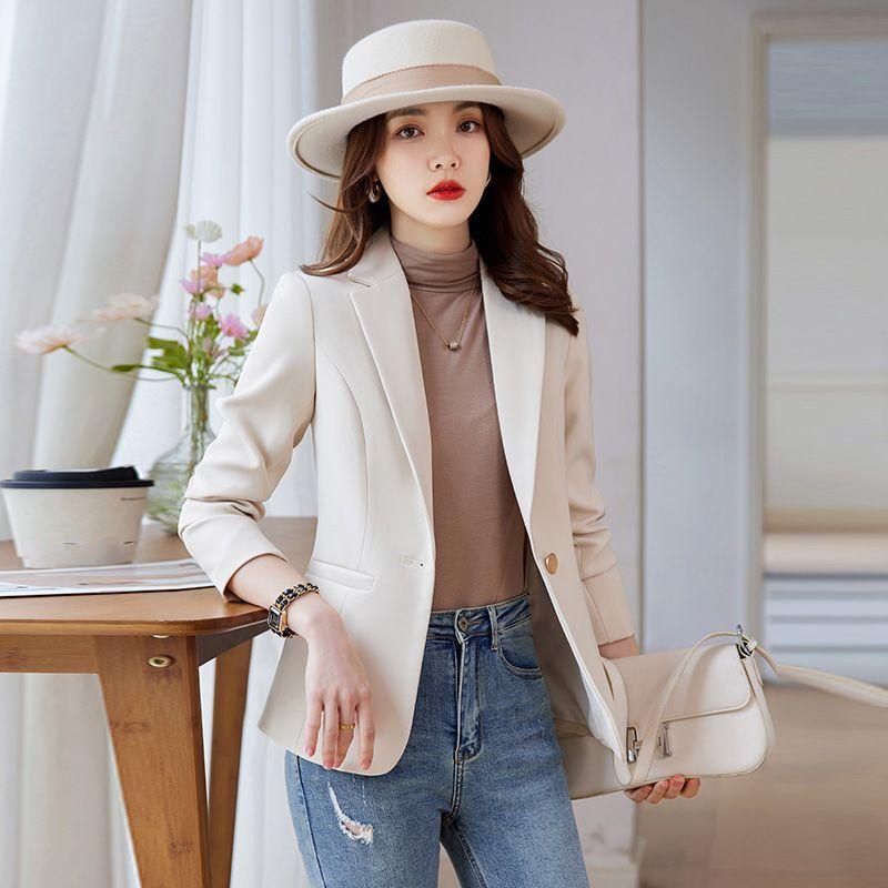 Высококачественное новое весенне-осеннее женское пальто для миниатюрных дам, стильное, повседневное и модное, высококлассный пиджак с подкладкой на плечах