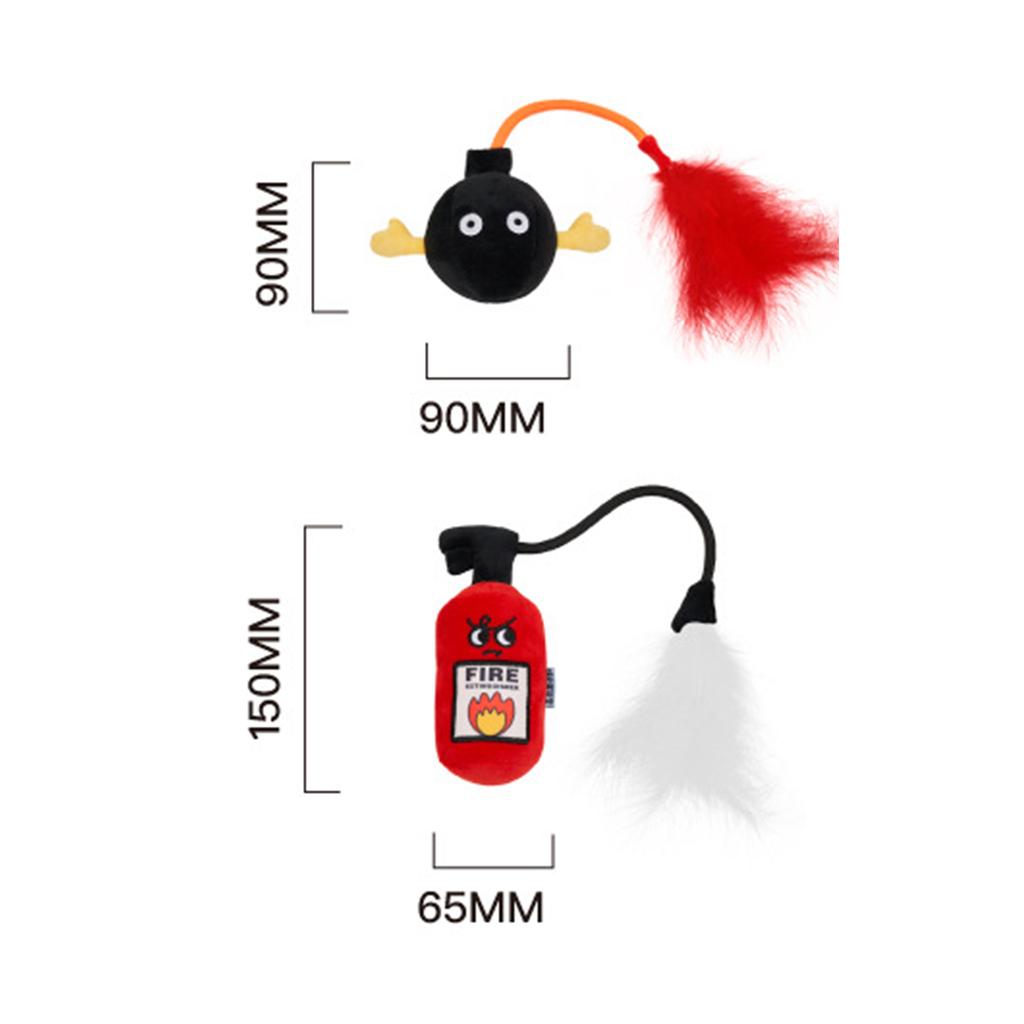Жевательная игрушка для кошек, наполненная кошачьей мятой, безопасная игрушка для улучшения настроения со звуком погремушки для кошки, подарок для улучшения настроения для котенка