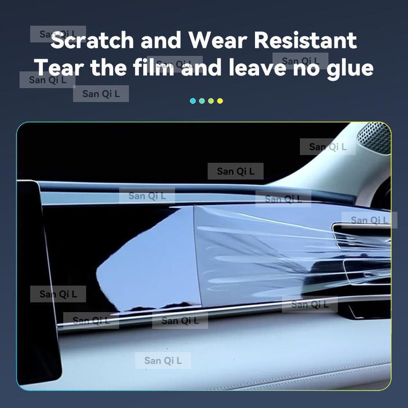 Прозрачный ТПУ для JETOUR DASHING 2024 Центральная консоль автомобиля Медиа-панель приборной панели Навигация Защита от царапин Пленка для интерьера