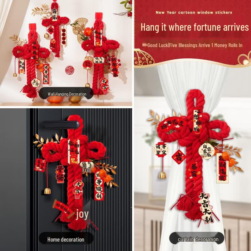 Wenlong 2026 Year of the Horse New Year Door Hanging Ornament