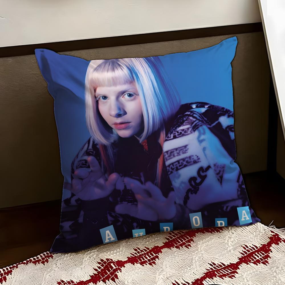 Famous SingerAAuroraMusic Cushion Cover Reversible Soft Durable Pillow Cover Home Car MultiScene Use for Daily Comfort