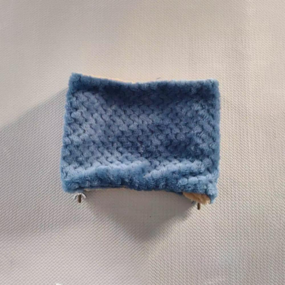 Двухъярусная гамак-домик для хомяка, мягкая теплая лежанка для питомца, устойчивая к грызению, удобная подвесная кровать-гнездо для мелких животных