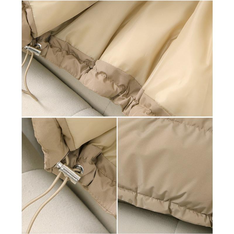 DAFIFY Женская мода повседневная осень-зима однотонные принты с длинным рукавом куртки и пальто пуховики