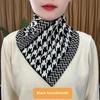 Fashionable Autumn Winter Neck Warmer New Style Korean Version Versatile Warm Elegant Triangle Scarf Neck Protection for Neck