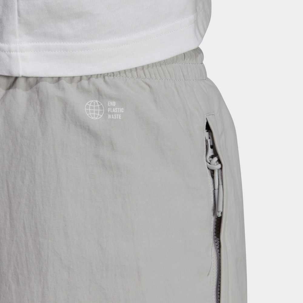 adidas Мужские вязаные спортивные штаны светло-серые с умеренной манжетой HC7113