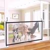 Dog Gate Pet Screen Mesh Gate Baby Puppy Indoor Safety Fence Guard with Hooks for House Stairs And Doorways