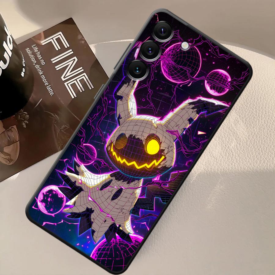 Крутой чехол Gengar Pokemon для Samsung Galaxy A70 A17 A12 A16 A40 A15 A06 A04 A50 A05 A13 A20 Чехол для телефона Funda
