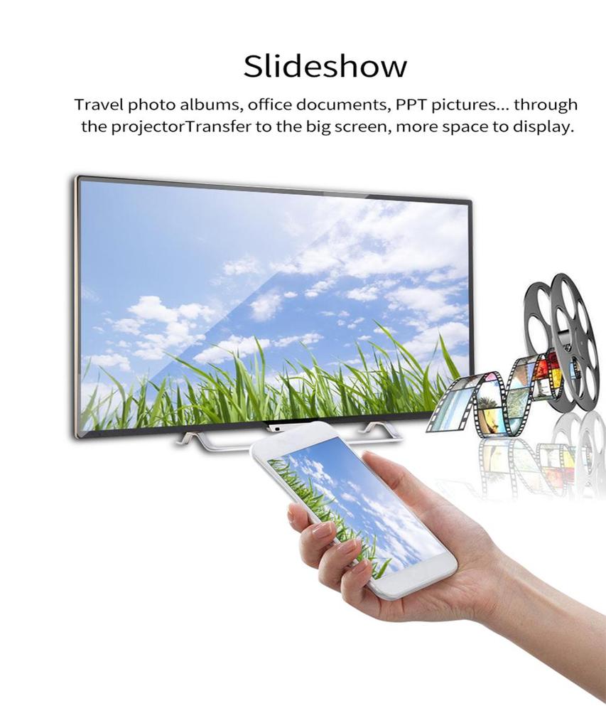 Беспроводной адаптер Wi-Fi TV Stick HDMI-совместимый HD 1080P Miracast DLNA TV Cast Display Приемник для iOS/Android Chromecast YouTube