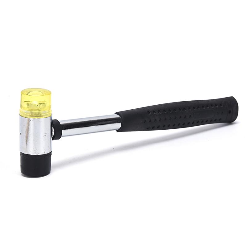 Tapered Wood Mandrel Stick Double Face Rubber Hammer Finger Ring Jewelry Tool