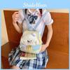 Style Forest Otter Puppy Puppet Cartoon Backpack Student Bag Drawstring With