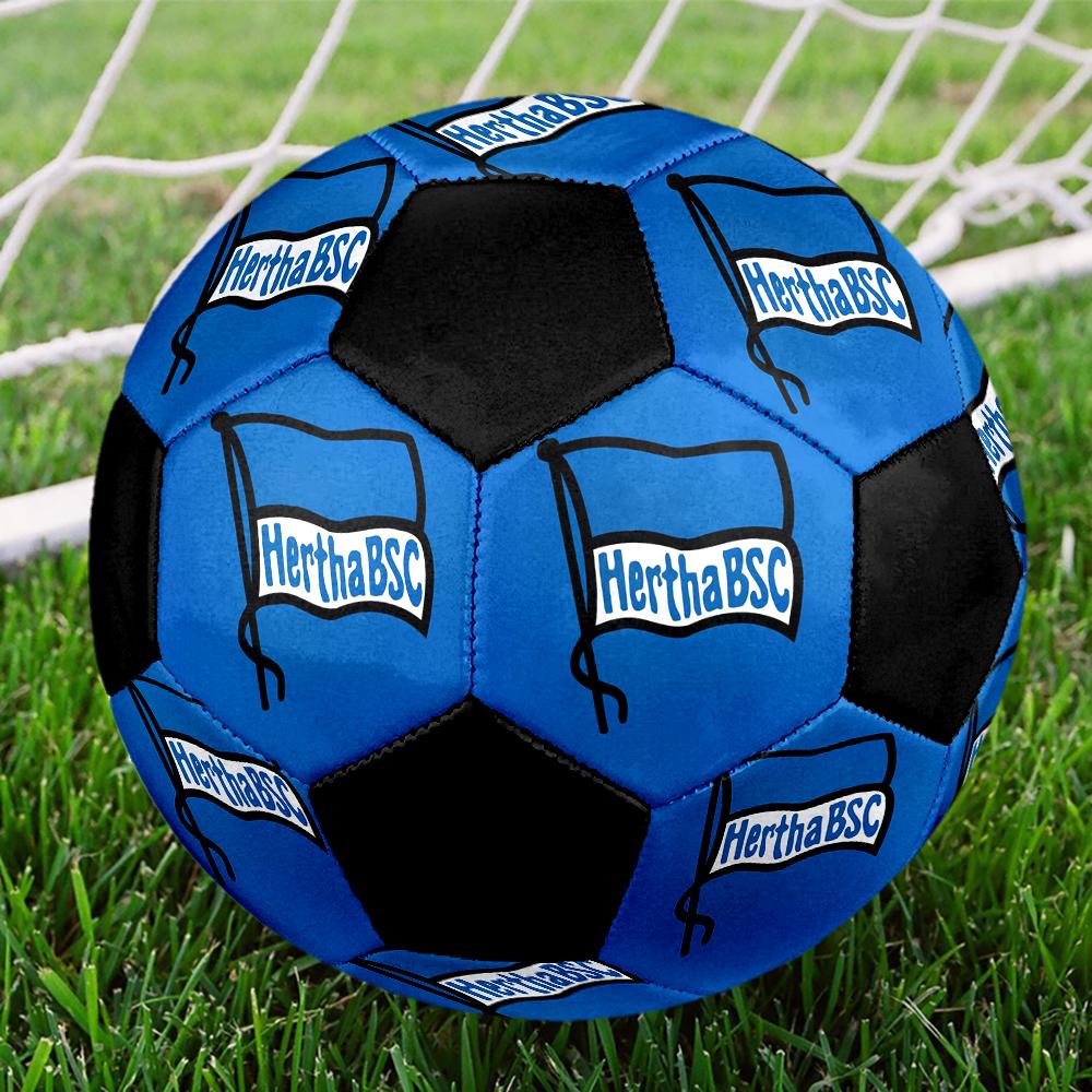 РАЗМЕР 5 Футбольный мяч Hertha BSC Цветной Для всех возрастов Машинная строчка ПВХ Готов к соревнованиям Прочный Высокий отскок
