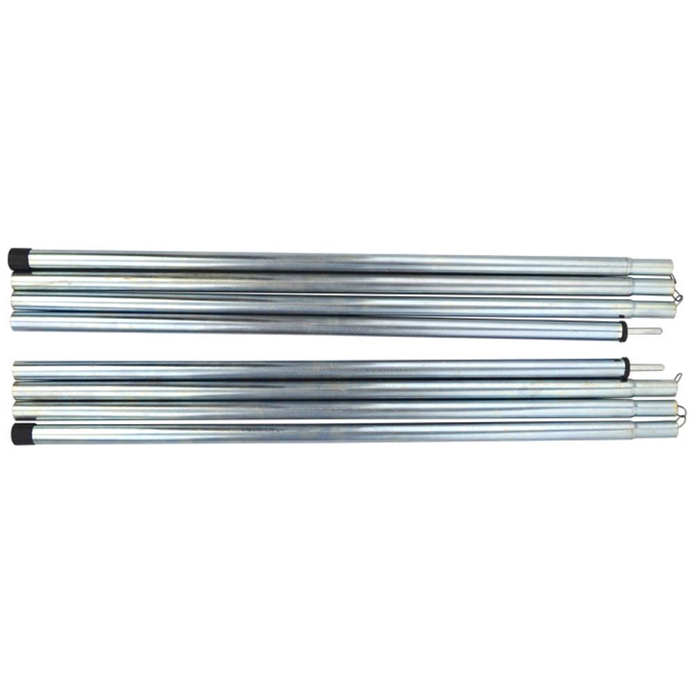 Навес для наружной палатки, брезентовые столбы, опорные стержни для навеса палатки, железный каркас навеса для навеса