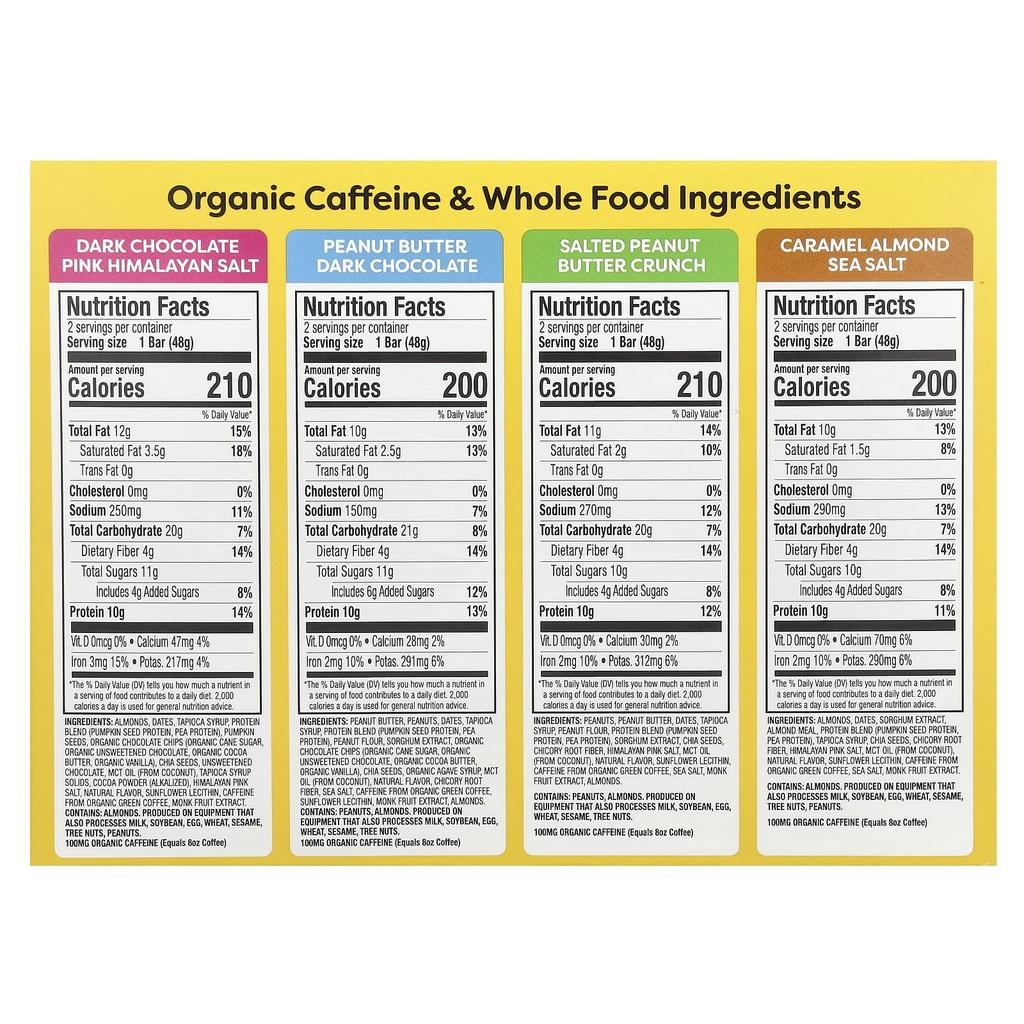 Quantum Energy Square Variety Adventure 8 Pack, 8 Units, 1.69 Oz (48 G) Each