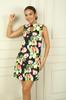 Women's Front Window Floral Short Dress