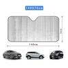 140cm Foldable Sun Shade Car Windshield Visor Cover Block Reflector Protector Screen Free Portable Breathable Anti UV