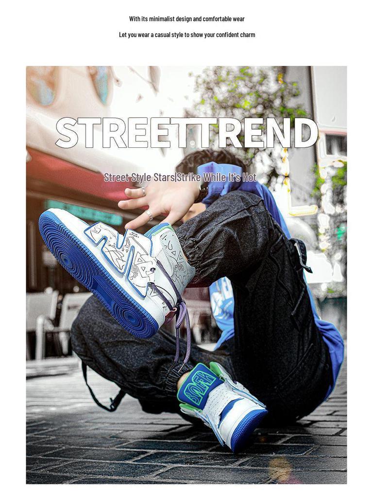 Мужские модные лоферы 2025: Дофаминовая мода Кроссовки хайтопы на толстой подошве, увеличивающие рост.