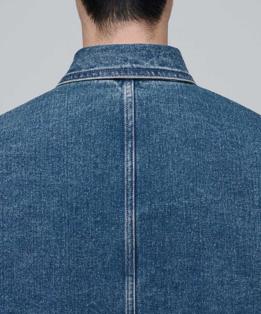 Musinsa Standard Relaxed Denim Chore Jacket [Medium Indigo]