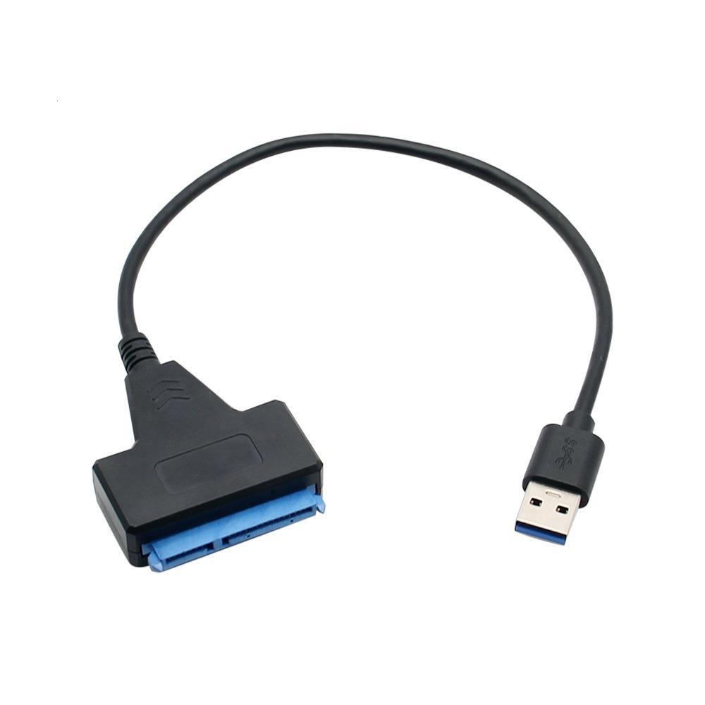 Кабель USB 3.0 SATA 3 Адаптер Sata-USB Поддержка до 5 Гбит/с 2,5-дюймовый внешний жесткий диск SSD HDD 22-контактный кабель Sata III CableAA