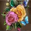 Full 5D Diy Diamond Painting Beautiful Flower Embroidery Cross Stitch Home Decor Handmade Gift