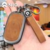 Чехол для ключа автомобиля из натуральной кожи для Nio ET5, ES6, ET5T, ET7, ES8, EC6, ES7, EC7 (Модель 2023 г.)