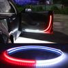Avtomobil eshigi bezagi xush kelibsiz yorug'lik chizig'i miltillovchi atmosfera yorug'ligi 120 sm LED eshik ochish ogohlantiruvchi LED atmosfera avto yorug'ligi 12V