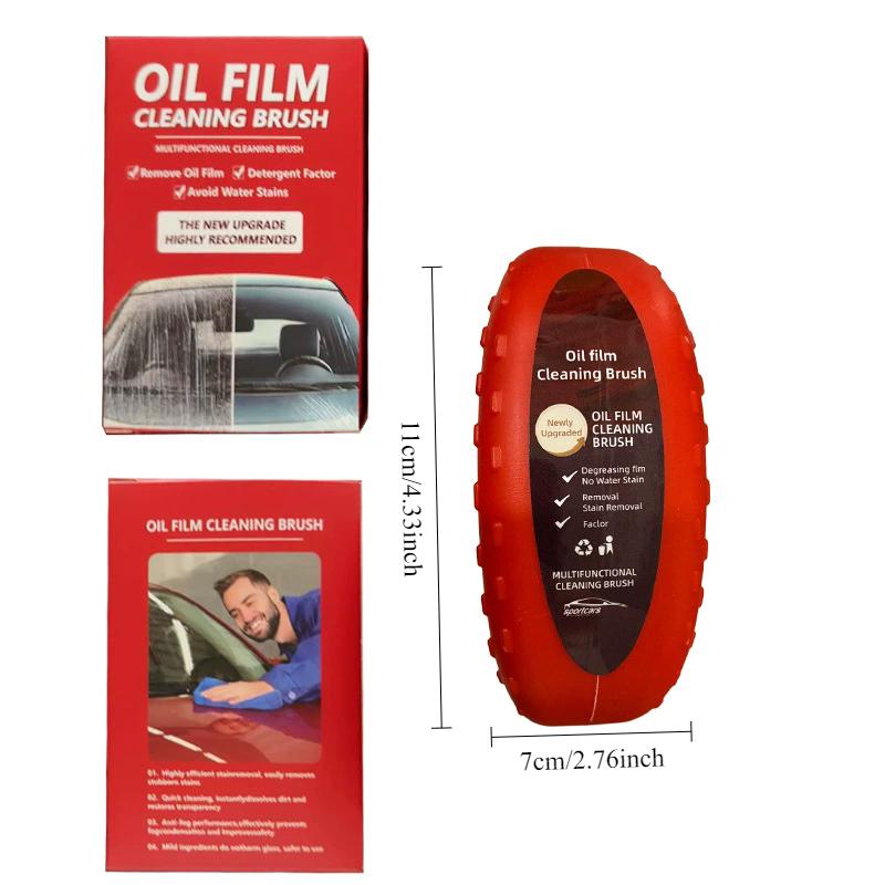 Средство для удаления масляной пленки со стекла автомобиля Автодетейлинг Мощная полировальная паста для стекла Очиститель лобового стекла Чистящая щетка Полироль Автоинструменты
