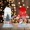3D Christmas Tree Greeting Cards Desktop Decor Xmas Party Pop Up Card Postcard for Kids 2025 New Year Home Decoration Supplies