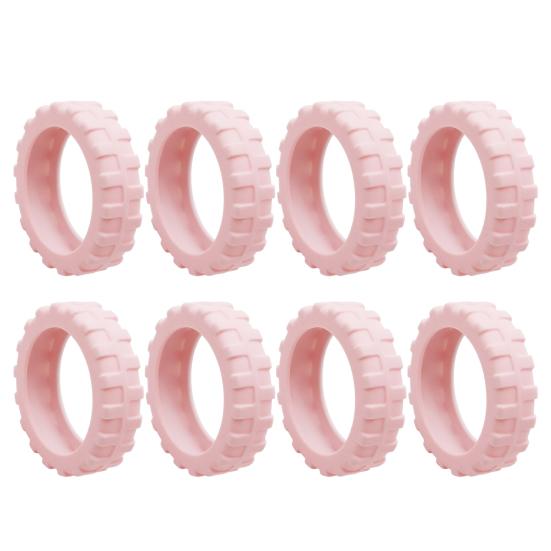 8 шт. Чехлы на колеса для багажа Износостойкие толстые Уменьшают шум Защита колесиков Предотвращают царапины Нескользящие защитные чехлы на колесики для багажа