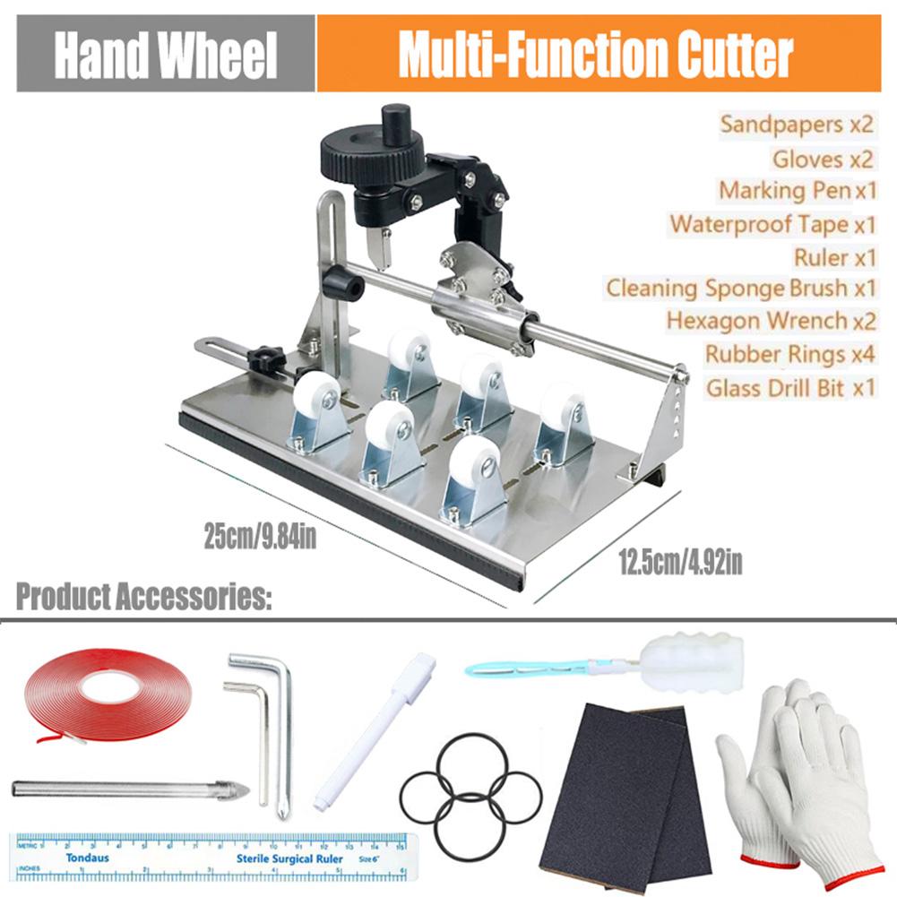 Bottle Cutting Tool DIY Machine Glass Cutter Kit Wine Beer Glass Sculptures Cutter Machine for Bottles of Beer Liquor Whiskey
