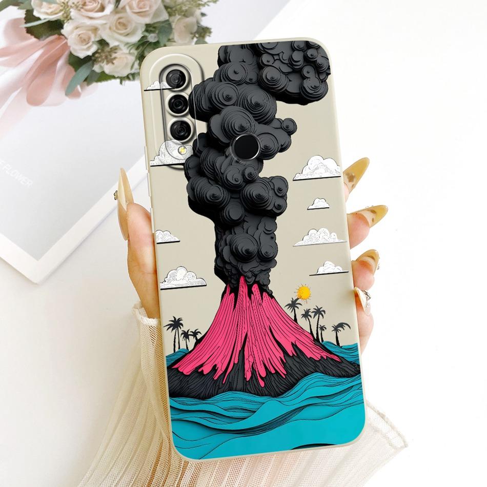 For Honor 10i HRY-LX1T Fashion Dusk Beach Painting Phone Case For Honor 10i Soft Silicone Shockproof Cases Bumpers
