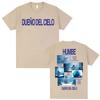 Singer Humbe Album Dueno Del Cielo Tour 2026 Tshirts Unisex Harajuku Street Oversized Summer Men Casual ONeck Cotton Tshirt