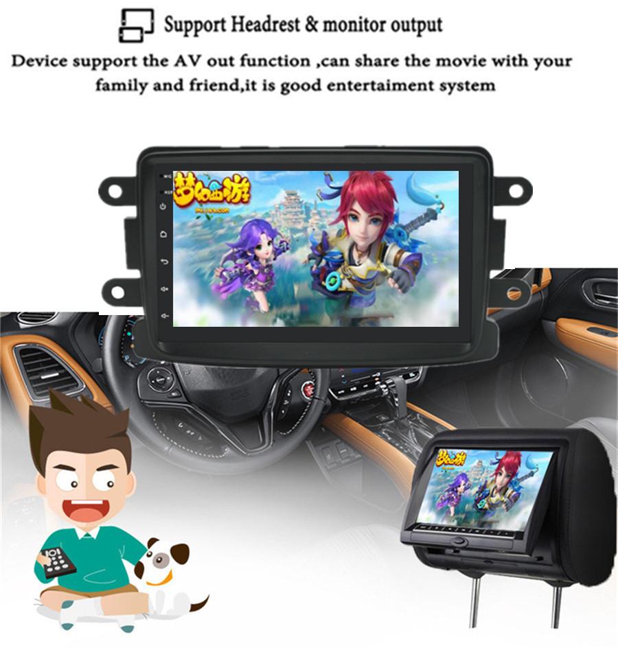 7" Car Stereo Radio GPS Navi WiFi 2+32GB Support For Dacia Logan Duster Renault