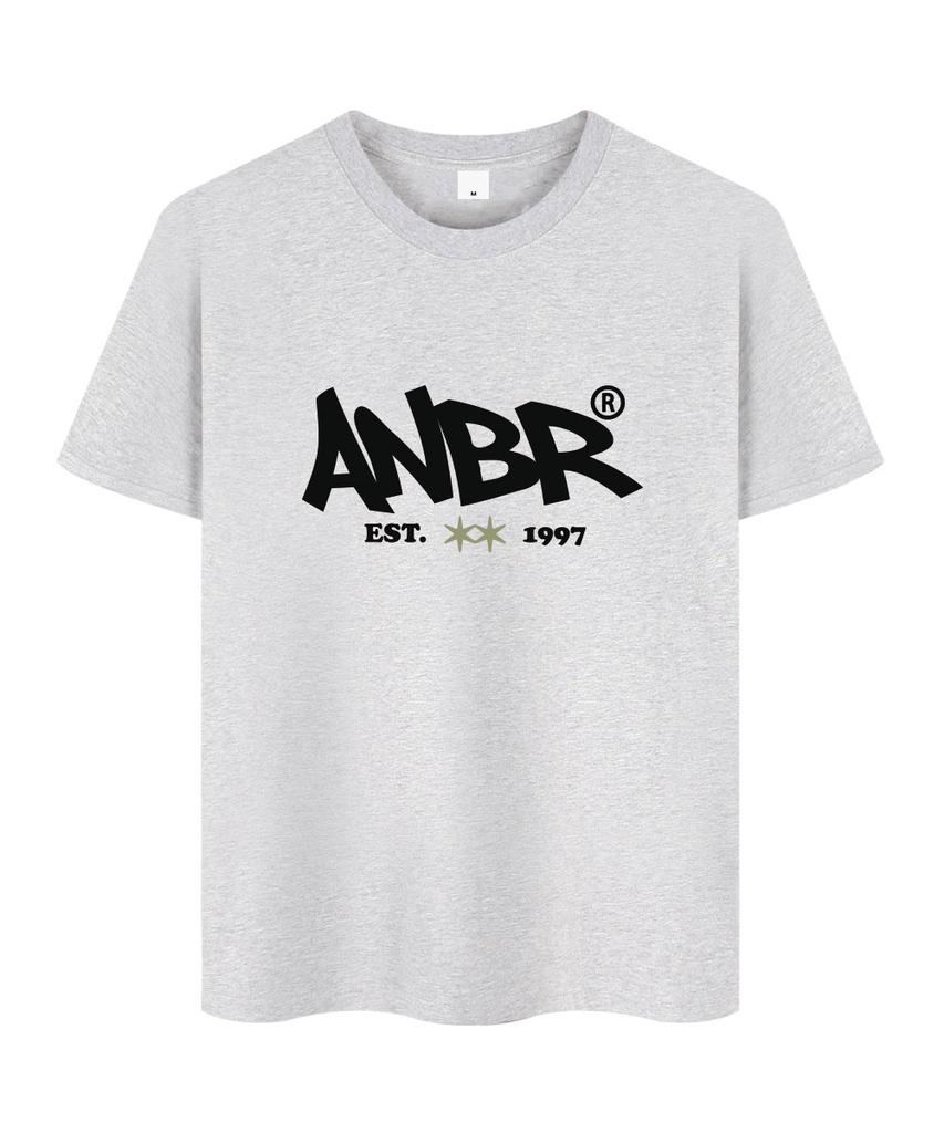 ANEWBROS Точка Звезда Свободная Короткий Рукав Футболка 10 Цветов [Anse_9603] (Тип)