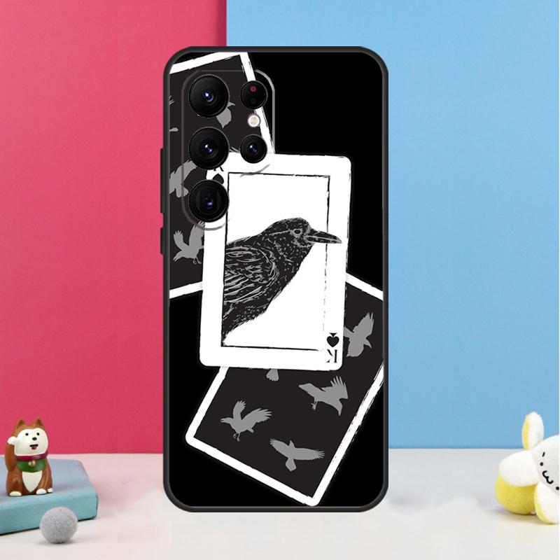 Чехол 'Шесть Воронов' для Samsung Galaxy S26 S25 S24 S20 S21 S22 S23 Ultra S10 Plus S25 FE Задняя крышка