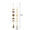 Home Decoration Tassel Celestial Ornament Wall Hanging Wood Moon Phase Garland Wood Bead