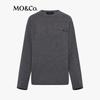 MO&Co. 2025 Spring Cashmere Blend Embroidered Sweater