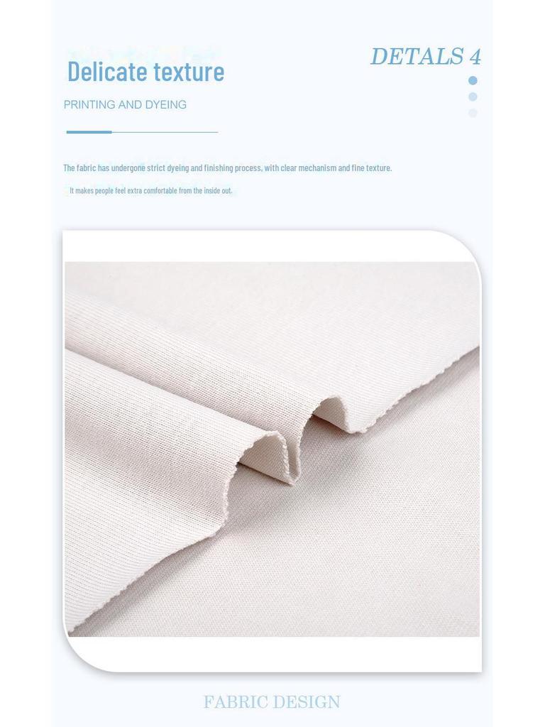 Ткань для свитшота из чистого хлопка, плотная двойная пряжа, 250 г