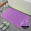 Противоскользящий коврик для ванной из ПВХ с присосками - для дома, ванной, туалета и массажного коврика для ног