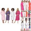 Elegant And Warm Bathrobe For Men And Women Cozy Flannel Winter Kimono
