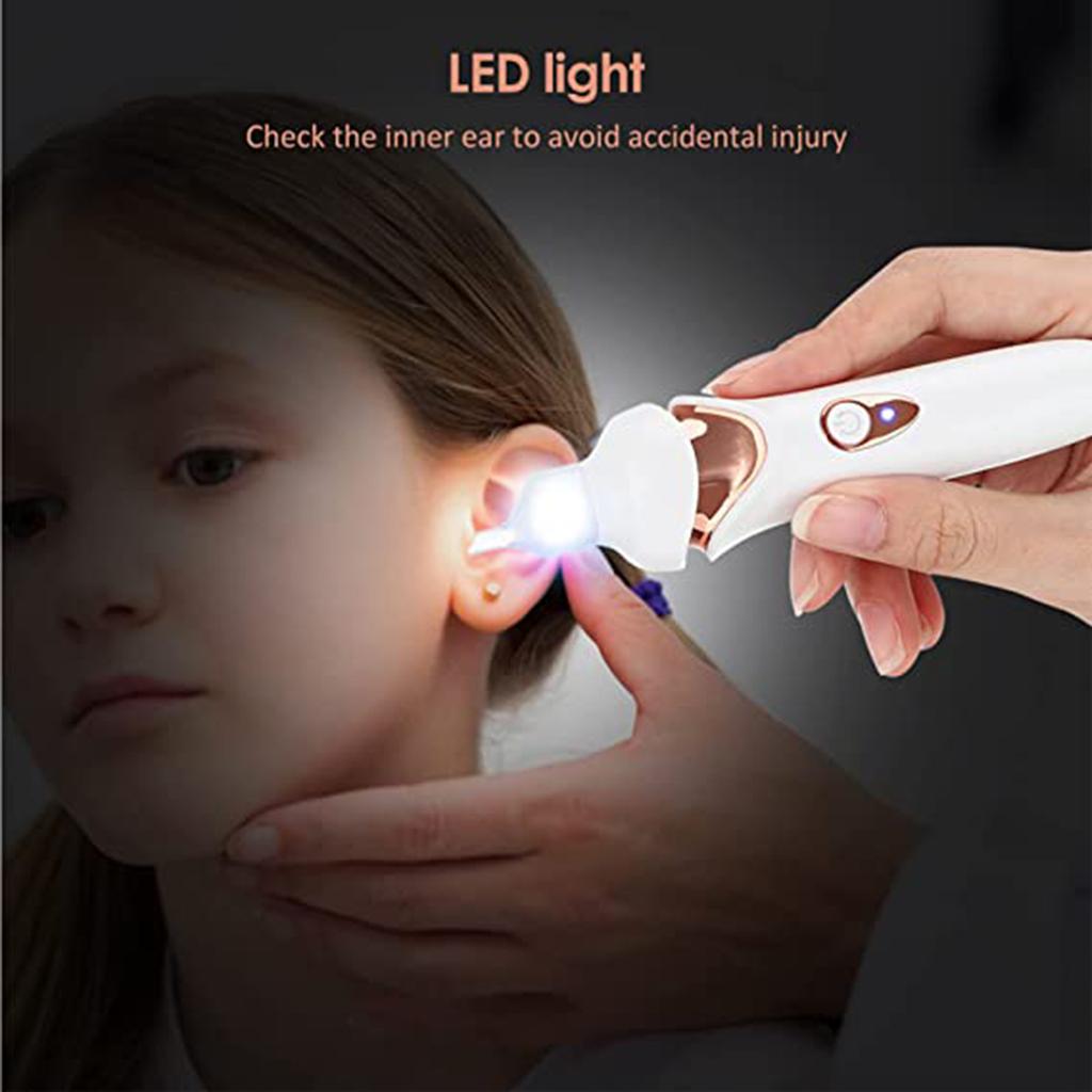 Электрический ушной совок, набор инструментов для всасывания ушной серы, экстрактор ушей для детей и взрослых