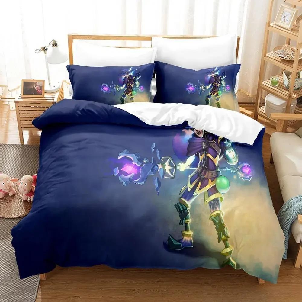 3D Printed Game Dungeon Defenders Bedding Collections Exquisite Bed Supplies Set Duvet Cover Bed Comforter Set Luxury Birthday Gift